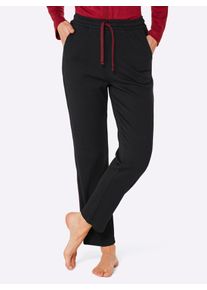 feel good Damen Jogginghose, Gr. 36, schwarz, 60% Baumwolle, 40% Polyester, unifarben, Hosen