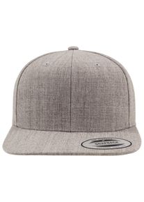 Flexfit Damen Flex Cap "Flexfit Unisex Classic Snapback", grau, casual, unifarben, 80% Polyacryl, 20% Wolle, Caps