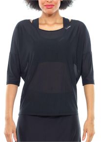 WINSHAPE Damen Oversize-Shirt "DT107", schwarz, Gr. XS, 80% Polyester, 20% Elasthan, Shirts, Mesh