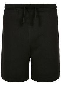 Urban Classics Jungen Trainingshose "Urban Classics Herren Boys Basic Sweatshorts", schwarz, Gr. 110, unifarben, 65% Baumwolle, 35% Polyester, Hosen