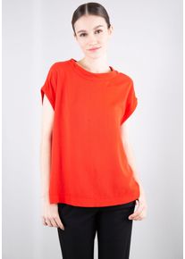 Imperial Damen Stehkragenshirt "IMP-TJ39BBZ", rot, klassisch, Gr. M, clean, gepflegt, unifarben, leicht glänzend, Single Jersey, Obermaterial: 100%