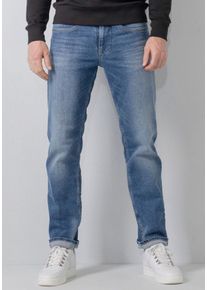 Herren Regular-fit-Jeans "RILEY", blau, modisch, Gr. 36, PETROL INDUSTRIES, Denim/Jeans, Obermaterial: 99% Baumwolle, 1% Elasthan, Jeans