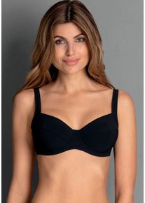 Rosa Faia Damen Bügel-Bikini-Top "Sibel", schwarz, casual, Gr. 36, clean, matt, unifarben, Polyamid, Bikini-Oberteile, haltgebenders Bikini-Oberteil