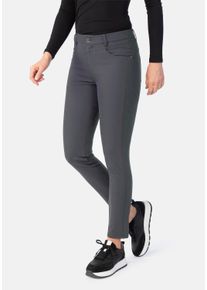STOOKER WOMEN Damen 5-Pocket-Jeans "Florenz Easy Wear Slim Fit", grau, casual, Gr. 40, Denim/Jeans, 70% Viskose, 26% Polyamid, 4% Elasthan, Jeans,