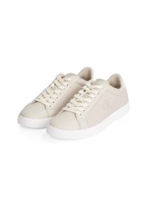 Damen Sneaker "3 CUPSOLE NY WN", Calvin Klein Jeans, Gr. 39, beige, Polyamid, Lederimitat, unifarben mit Farbeinsatz, klassisch, Schuhe, Schnürschuh,