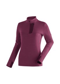 Maier Sports Damen Funktionsshirt "Skutvik HZ W", pink, Gr. 44, 40% Wolle, 35% Polyamid, 25% Polypropylen, Shirts, funktionaler Midlayer für Damen,