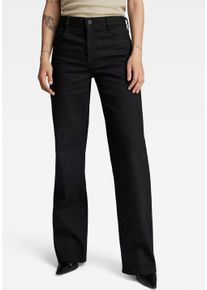 G-Star Raw G-STAR Damen Weite Jeans "Jeans Judee Straight", schwarz, casual, Gr. 30, Denim/Jeans, Obermaterial: 99% Baumwolle, 1% Elasthan, Jeans