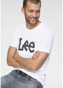 Lee Herren T-Shirt "Wobbly LOGO TEE", weiß, casual, Gr. XXL, bedruckt, Obermaterial: 100% Baumwolle, Shirts