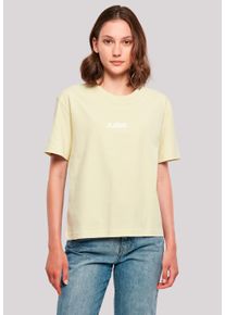 F4NT4STIC Damen T-Shirt "Atari Games Logo Retro Gaming", gelb, casual, Gr. XS, Obermaterial: 100% Baumwolle, Shirts, Premium Qualität