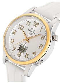Damen Funkuhr, weiß, Armbanduhren
