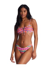 Billabong Damen Bikini-Hose "Baja Rising Hike", rot, Gr. XL, 91% Polyester, 9% Elasthan, Badehosen