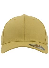 Flexfit Damen Flex Cap "Flexfit Unisex Flexfit Combed", gelb, casual, Gr. XS, unifarben, 63% Polyester, 34% Baumwolle, 3% Elasthan, Caps