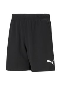 Puma Kinder Trainingsshorts "TEAMRISE SHORT JR", schwarz-weiß, sportlich, Gr. 140, unifarben, Netz, Obermaterial: 100% Polyester, Hosen