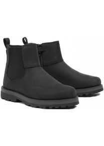 Timberland Damen Chelseaboots "COURMA KIDMID CHELSEA BOOT", Gr. 36, schwarz, Leder, sportlich, Schuhe, Stiefelette, Winterschuhe, Ankle Boots