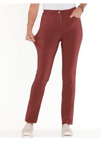 Classic Basics Damen Webhose, rot, Gr. 54, unifarben, 72% Viskose, 25% Polyamid, 3% Elasthan, Hosen