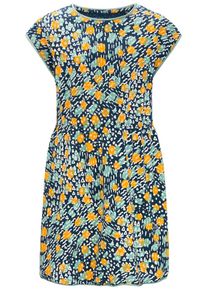 Jack Wolfskin Kinder Sommerkleid "VILLI DRESS G", blau, Gr. 104, OBERSTOFF 100% BAUMWOLLE, Kleider