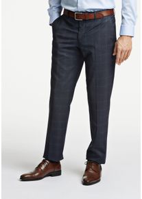 LINDBERGH Herren Anzughose "LINDBERGH Anzughose", blau, Gr. 54, Oberstoff: 98% Wolle, 2% Elasthan; Futter: 95% Polyester, 5% Elasthan, Hosen