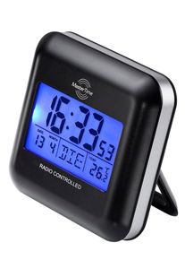 Damen Funkuhr, schwarz, Armbanduhren