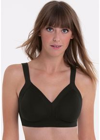 Damen Gemoldeter BH, ANITA SINCE 1886, Gr. 75, schwarz, Stoff, Obermaterial: 44% Polyamid, 37% Elasthan, 19% Polyester, clean, unifarben, matt,