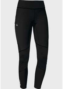 Schöffel SCHÖFFEL Damen Outdoorhose "Tight Hestad L", schwarz, sportlich, Gr. 44, Oberstoff : 78% Nylon 22% Elasthan Oberstoff Einsatz: 85% Nylon 15%
