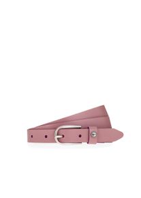 Tamaris Damen Ledergürtel, rosa, feminin,casual,klassisch, Gr. 120, Rindsleder, Gürtel, weiches Rindleder mit leichter Narbung, schmal