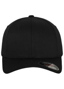 Flexfit Damen Flex Cap "Flexfit Unisex Flexfit Combed", schwarz, casual, Gr. XS, unifarben, 63% Polyester, 34% Baumwolle, 3% Elasthan, Caps