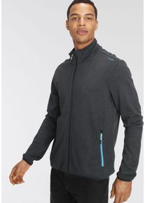 CMP Herren Strickfleecejacke, schwarz, sportlich, Gr. 52, Strick, Fleece, Obermaterial: 62% Polyacryl, 38% Viskose, Jacken
