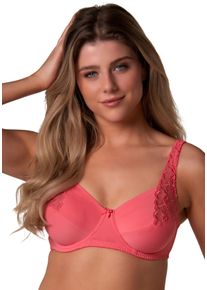 ELBRINA Damen Bügel-BH, Gr. 85, pink, Obermaterial: 85% Polyamid, 9% Elasthan, 6% Polyester, unifarben, feminin, BHs, mit kleiner Schleife vorn