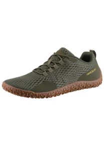 Camel Active Herren Barfußschuh, Gr. 41, grün, Textil, Synthetik, sportlich, Schuhe, Sneaker, Schnürschuh, Komfortschuh mit praktischer Schnürung