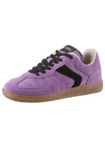 VERBENAS Damen Sneaker "Sora", Gr. 36, schwarz, Veloursleder, sportlich, Schuhe, Schnürschuh, Freizeitschuh, Halbschuh mit weichem Schaftrand