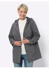 Classic Basics Damen Softshelljacke, grau, Gr. 48, unifarben, 94% Polyester, 6% Elasthan, Jacken