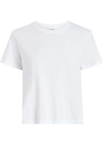 Damen T-Shirt "CLASSIC 2", Calvin Klein Underwear, Gr. S, weiß, Jersey, Obermaterial: 100% Baumwolle, unifarben, casual, Shirts, mit Logo-Stickerei