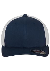 Flexfit Damen Flex Cap "Flexfit Unisex Flexfit Mesh Trucker 2-Tone", blau, casual, Gr. S, 55% Baumwolle, 43% Polyester, 2% Elasthan, Caps