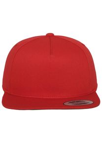 Flexfit Damen Flex Cap "Flexfit Unisex Classic 5 Panel Snapback", rot, casual, 100% Baumwolle, Caps