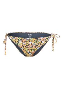 Roxy Damen Bikini-Hose "Printed Beach Classics", blau, Gr. S, 87% Nylon, 13% Elasthan, Badehosen