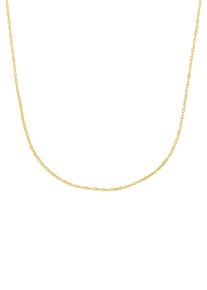 Amor Damen Collierkettchen "Classics, Singapurkettengliederung, 9198474", Gelbgold 375, L: 38cm, gelb, Gelbgold 375, Halsketten, Made in Germany