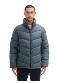Tom Tailor Herren Steppjacke, blau, casual, Gr. L, unifarben, Steppware, Obermaterial: 100% Polyester. Futter: 100% Polyester, Jacken, mit Stehkragen