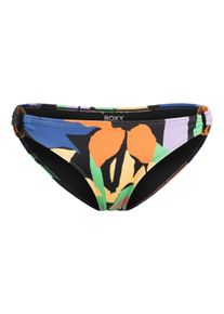 Roxy Damen Bikini-Hose "Color Jam", schwarz, Gr. XS, 93% Nylon, 7% Elasthan, Badehosen