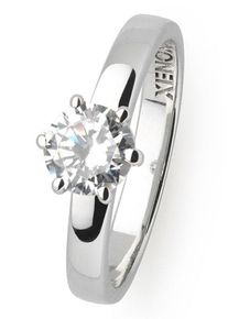 XENOX Damen Fingerring "XS KRAPPE SILBER, XS7356", 54, Silber 925 (Sterlingsilber), 2,4mm, silber, Silber 925 (Sterlingsilber), Fingerringe, mit