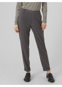 Véro Moda VERO MODA Damen Anzughose "VMMAYA MR LOOSE SOLID PANT NOOS", grau, modisch, Gr. L, unifarben, Web, Obermaterial: 62% Polyester, 33% Viskose, 5%
