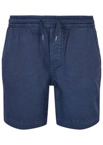 Urban Classics Jungen Stoffhose "Urban Classics Herren Boys Strech Twill Joggshorts", blau, Gr. 134, unifarben, 98% Baumwolle, 2% Elasthan, Hosen