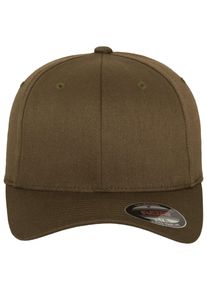 Flexfit Damen Flex Cap "Flexfit Unisex Flexfit Combed", grün, casual, Gr. XXL, unifarben, 63% Polyester, 34% Baumwolle, 3% Elasthan, Caps