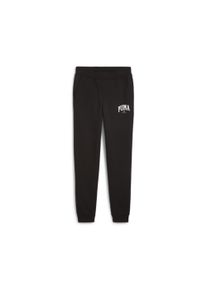 Puma Kinder Trainingshose "SQUAD SWEATPANTS FL CL B", schwarz, sportlich, Gr. 152, bedruckt, Fleece, Obermaterial: 66% Baumwolle, 34% Polyester, Hosen