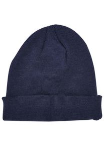 Urban Classics Damen Beanie "Urban Classics Unisex Recycled Basic Beanie", blau, Kunstfaser, Mützen