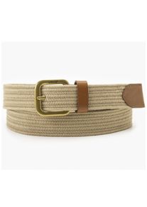 Levi's LEVI'S Damen Stretchgürtel "STRECH WOVEN BELT OV", beige, casual, Gr. 80, Kunstfaser, Gürtel
