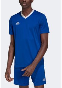 Herren Fußballtrikot "ENT22 JSY", blau, sportlich, Gr. S, adidas Performance, Obermaterial: 100% Polyester, Trikots