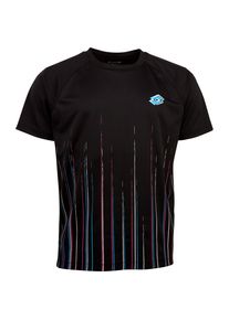 Lotto Herren Funktionsshirt, schwarz, sportlich, Gr. L, bedruckt, 100% Polyester, Shirts, - in Polyester Piqué Qualität