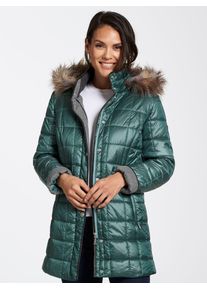Casual Looks Damen Steppjacke, grün, Gr. 20, unifarben, 60% Polyester, 40% Polyamid, Jacken