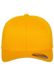 Flexfit Damen Flex Cap "Flexfit Unisex Flexfit Combed", gold, casual, Gr. XXL, unifarben, 63% Polyester, 34% Baumwolle, 3% Elasthan, Caps