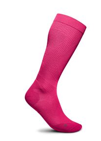 Bauerfeind Damen Kompressionsstrümpfe "Run Ultralight Compression Socks", Gr. 44, pink, Polyamid, Socken